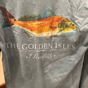 The Golden Isles “Redfish” long sleeve size small in GUC
